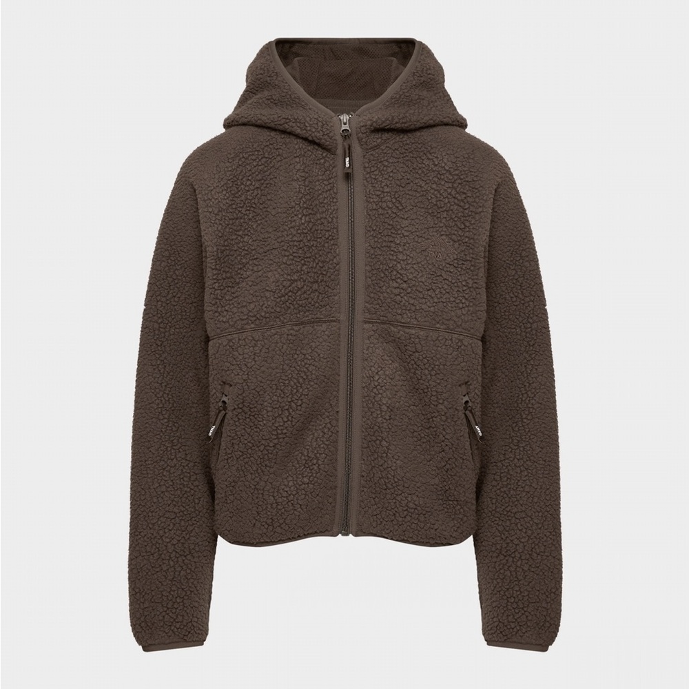 Aritzia Brown Teddy Jacket